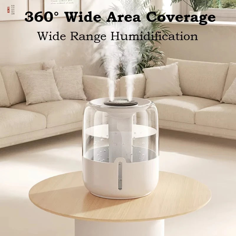 Xiaomi 6.8L Humidifier | Quiet USB Double Spray for Bedroom & Home Accessories - Perfect for Interior Design Accents