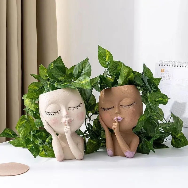 Best Home Decor Sale | Figure Shape Planter | Home Accessories for Interior Design Accents