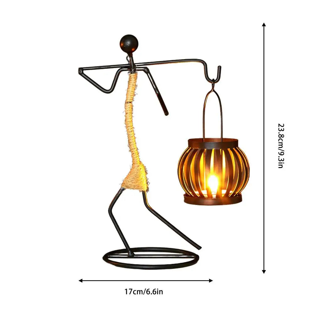 Transform Your Home with Unique Creative Iron Candle Holder - Perfect Home Decor for Sale | Free Shipping Worldwide!