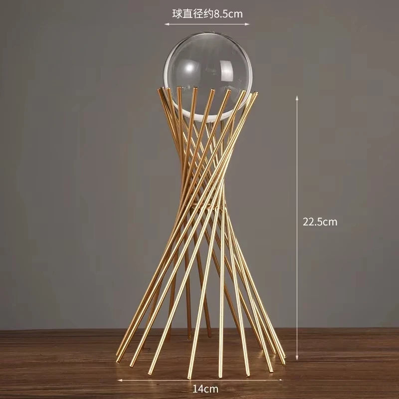 Transform Your Space with Luxury Crystal Ball Art - Modern Aesthetic Home Accessories