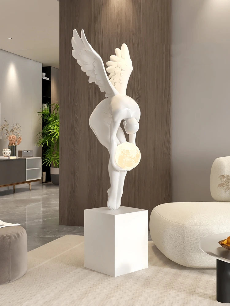 Elevate Your Space with the Abstract Angel Statue β A Modern Masterpiece for Timeless Elegance
