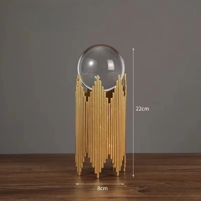 Transform Your Space with Luxury Crystal Ball Art - Modern Aesthetic Home Accessories