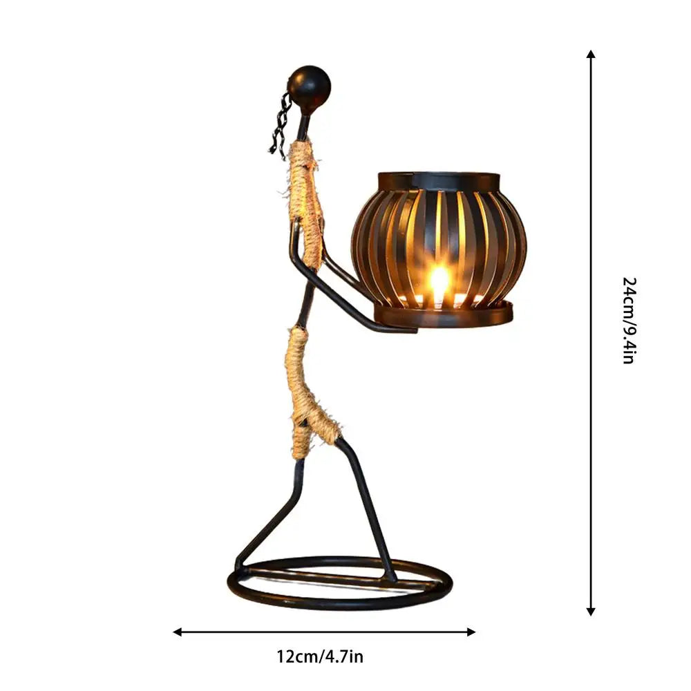 Transform Your Home with Unique Creative Iron Candle Holder - Perfect Home Decor for Sale | Free Shipping Worldwide!