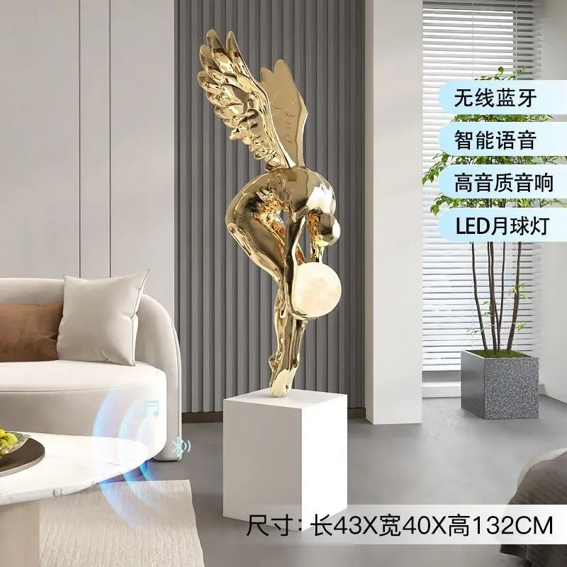 Elevate Your Space with the Abstract Angel Statue β A Modern Masterpiece for Timeless Elegance