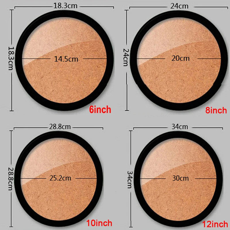 Round Wooden Decorative Wall Panels | Elegant DIY Wooden Picture Frames for Home Decor
