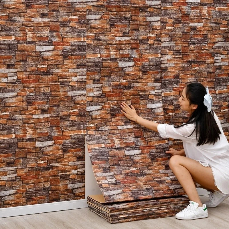 Transform Your Home with 3D Imitation Brick Multi-Panel Wall Art - Free Worldwide Shipping!