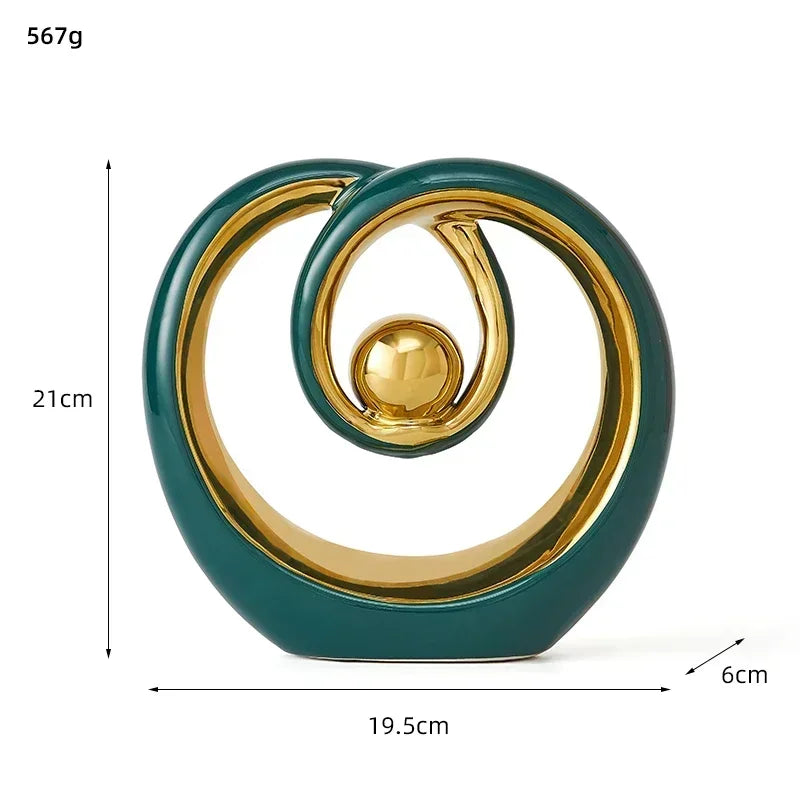 Modern Abstract Ceramic Sculpture – Luxury Nordic Home Decor Ornaments | Perfect Home Accessories for Sale | Up to 70% OFF + Free Shipping Worldwide!
