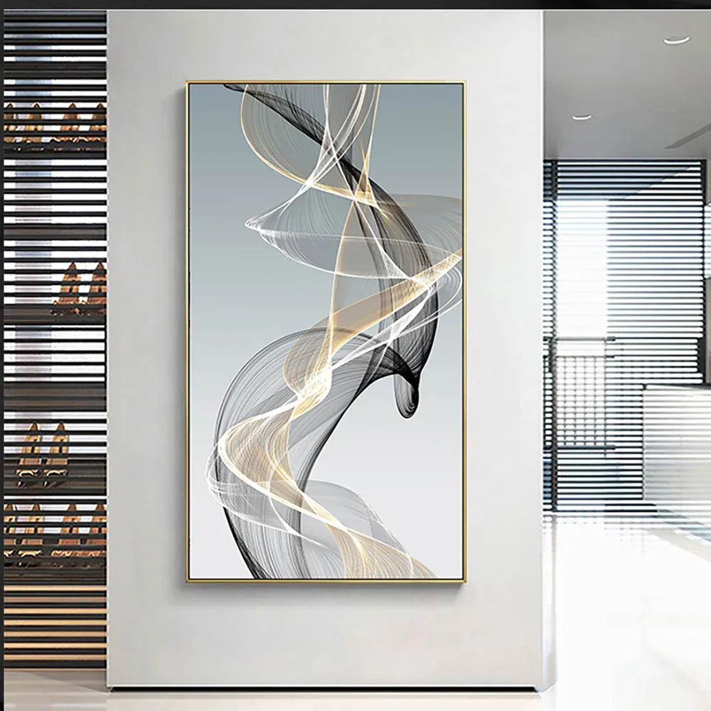 Abstract Black Yellow Diamond Painting β Elegant Home Accessories for Modern Interior Design Accents | Free Worldwide Shipping!