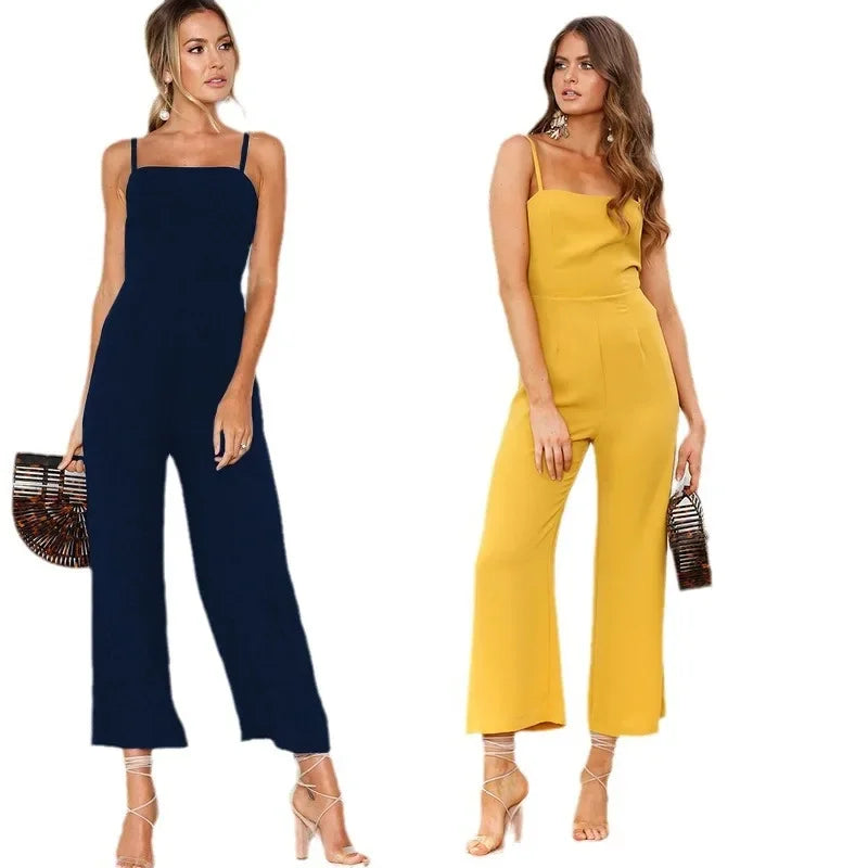 Spring Season Amazon EBay Fast Selling Wish City Casual Women's Clothing Jumpsuit Dress Urban Style Fashion For Women