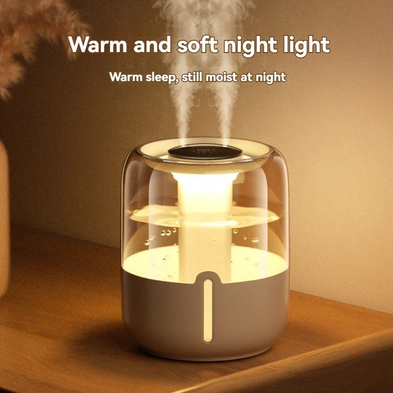 Xiaomi 6.8L Humidifier | Quiet USB Double Spray for Bedroom & Home Accessories - Perfect for Interior Design Accents