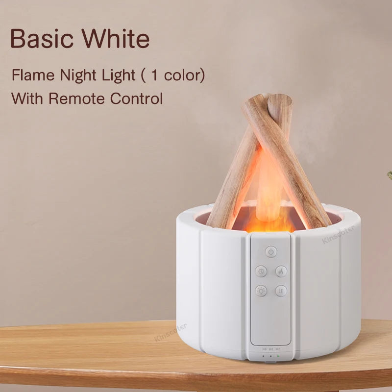 Transform Your Space with the Kinscoter Simulated Flame Aroma Diffuser: A Home Accessories Essential