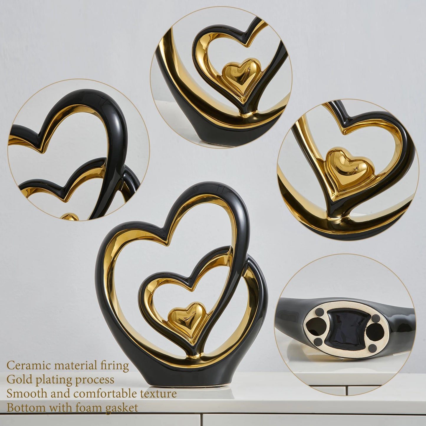 Best Home Accessories Sale β Luxury Abstract Ceramic Sculpture for Modern Interior Design β Panel Art & Home Decor