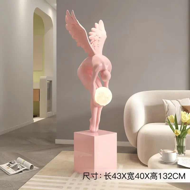 Elevate Your Space with the Abstract Angel Statue β A Modern Masterpiece for Timeless Elegance