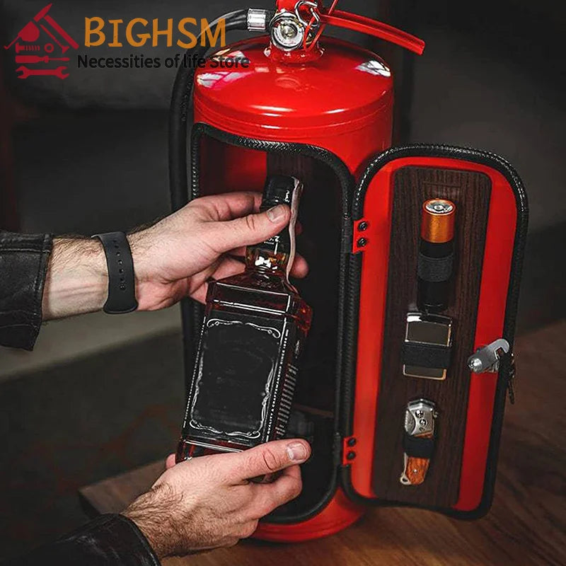 Fire Extinguisher Mini Bar Wine Cabinet – Unique Home Accessories for Stylish Liquor Storage