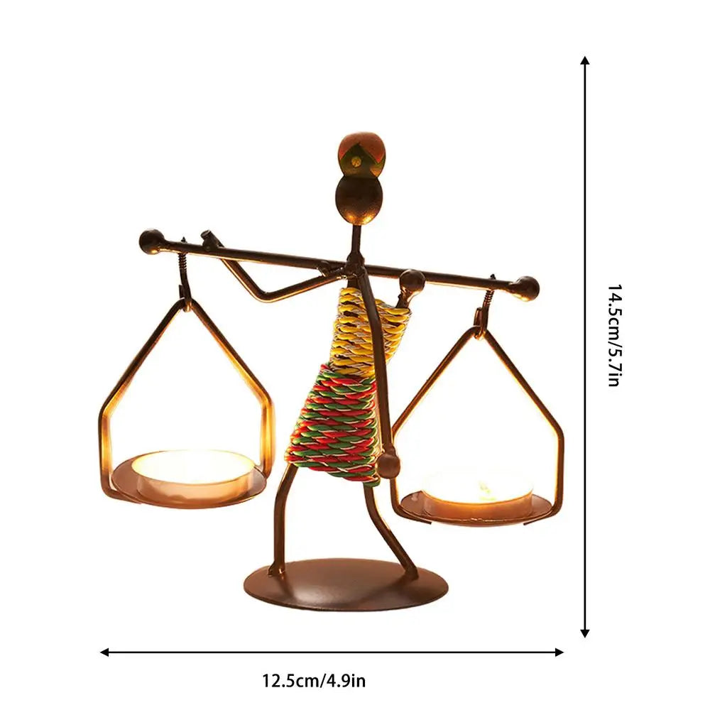 Transform Your Home with Unique Creative Iron Candle Holder - Perfect Home Decor for Sale | Free Shipping Worldwide!