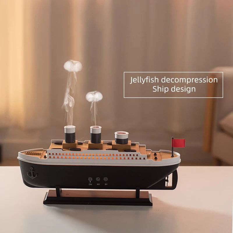 Retro Ship Aroma Diffuser Air Humidifier for Home Decor Sale Interior Design Accent Home Art Panel Art Home Accessories