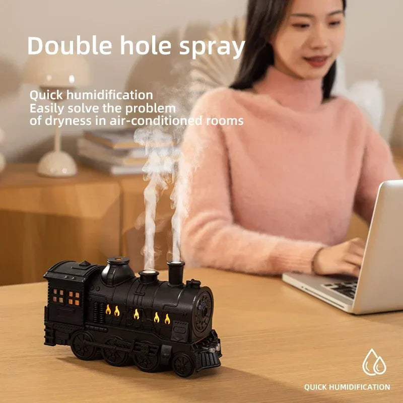 Mini Train-Shaped Aromatherapy Diffuser – A Home Accessory that Combines Functionality with Charm
