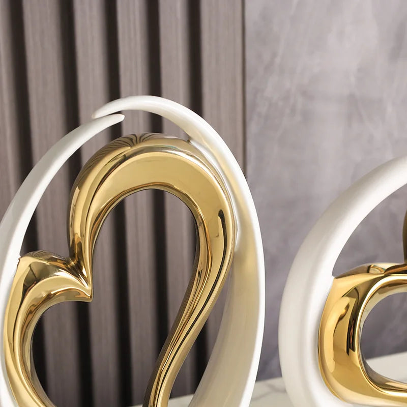 Modern Ceramic Love Decoration β Elegant Home Accessories for Stylish Living Spaces | Home Decor Sale