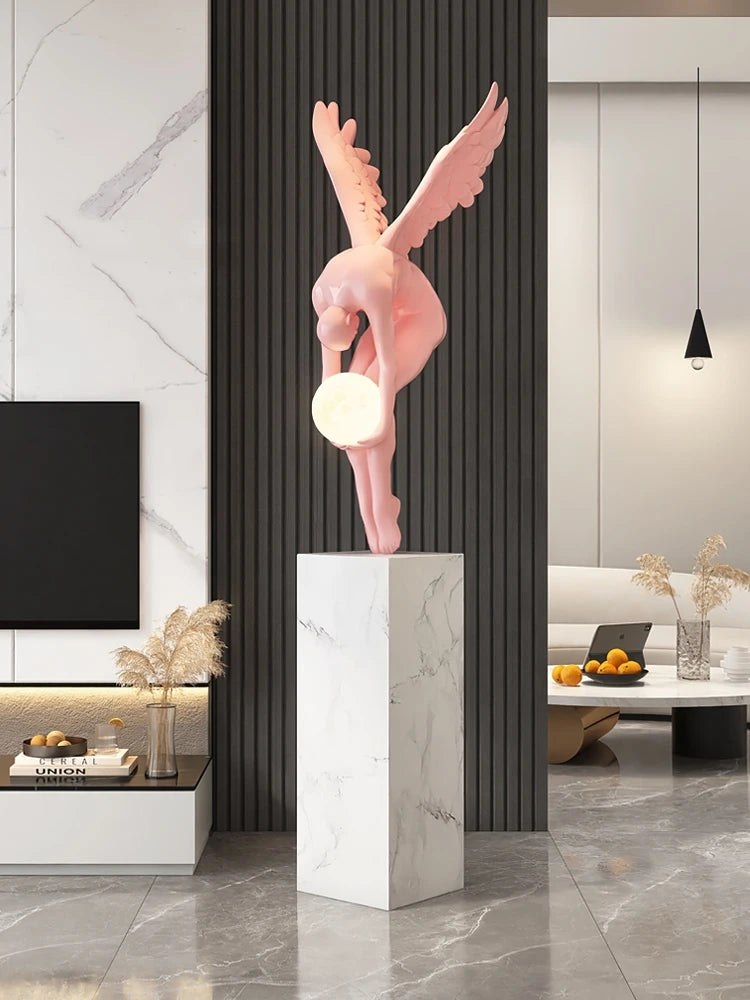 Elevate Your Space with the Abstract Angel Statue β A Modern Masterpiece for Timeless Elegance