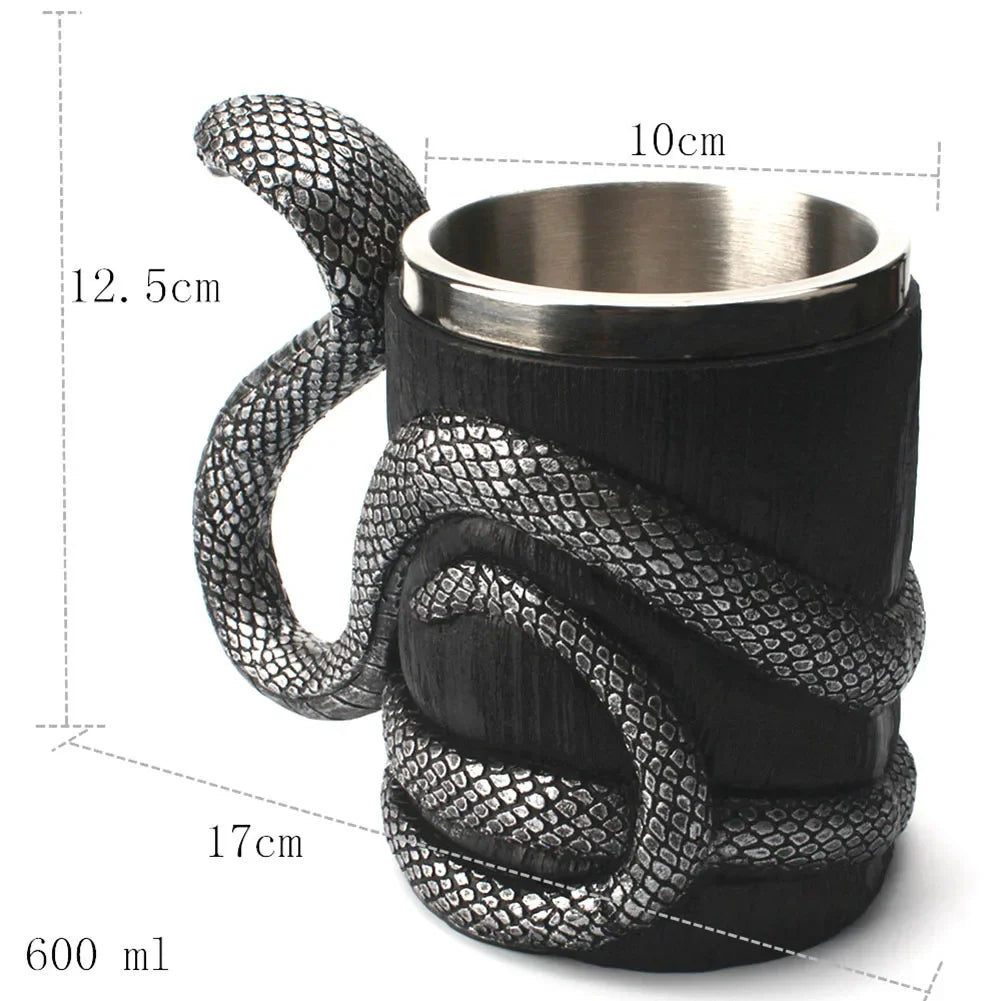 Viking Style Insulated Beer Mug – Unique Home Accessories for Hot and Cold Drinks