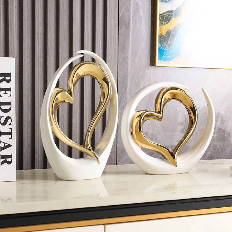 Modern Ceramic Love Decoration β Elegant Home Accessories for Stylish Living Spaces | Home Decor Sale