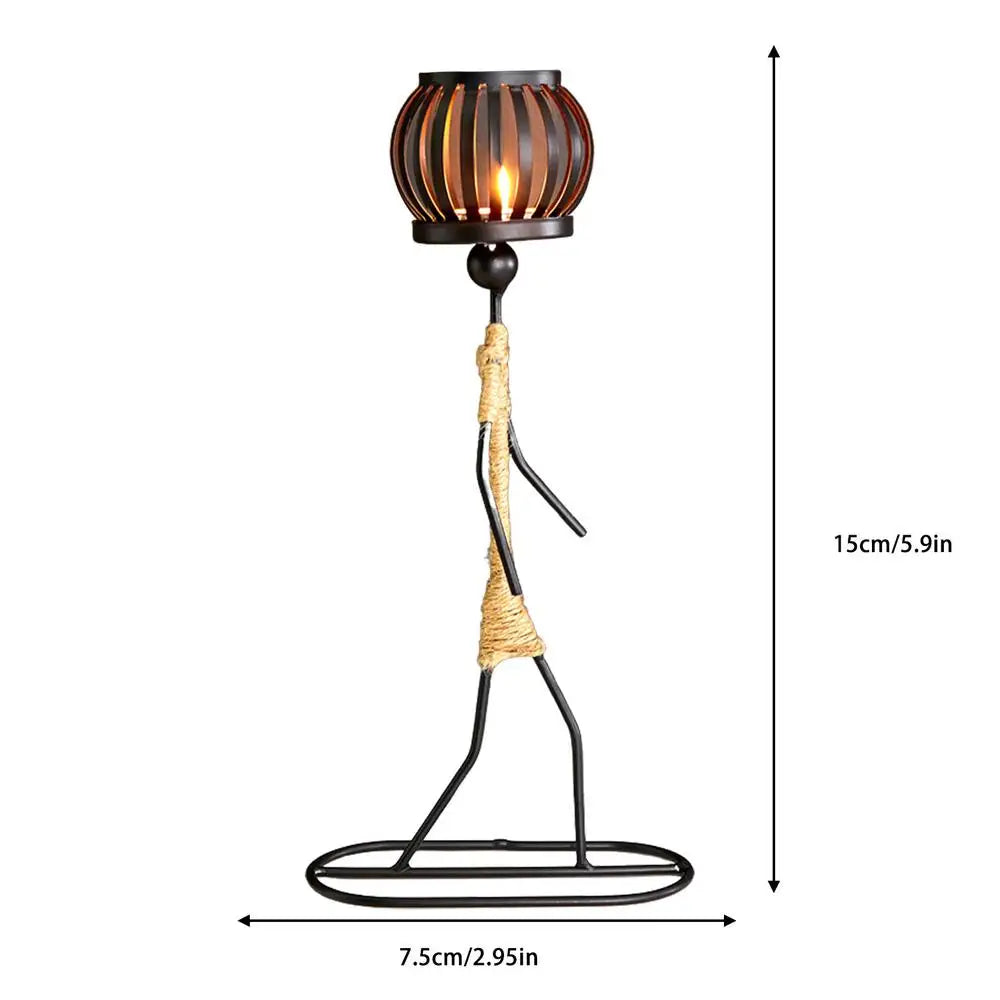 Transform Your Home with Unique Creative Iron Candle Holder - Perfect Home Decor for Sale | Free Shipping Worldwide!
