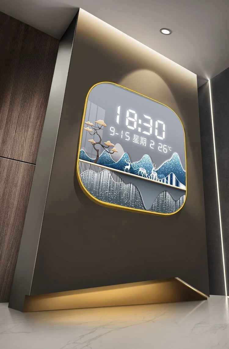 Stylish Digital Wall Clock β The Perfect Blend of Functionality & Elegance for Your Home