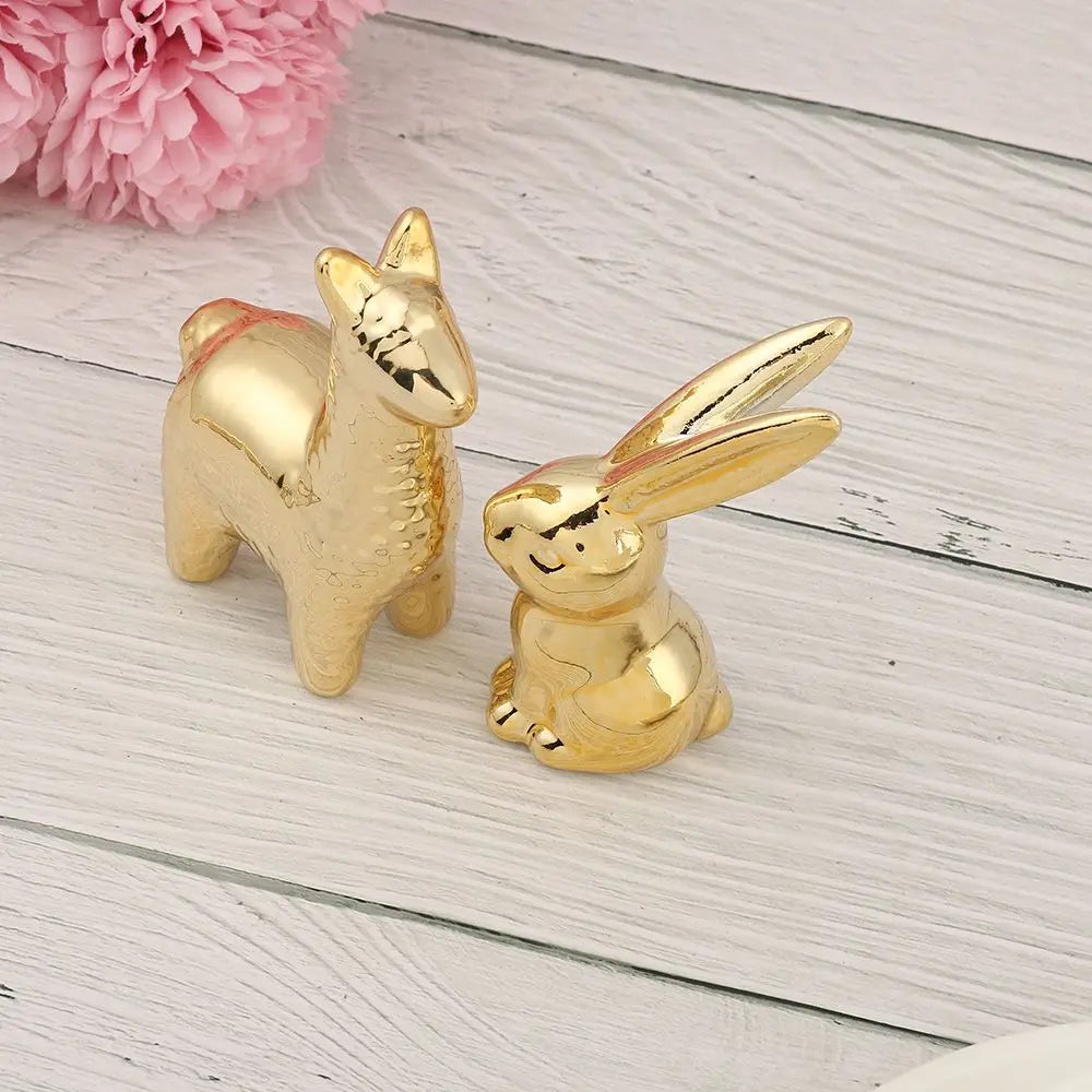 Elegant Multi-Panel Wall Art - Transform Your Home Decor with Modern Ceramic Animal Figurines