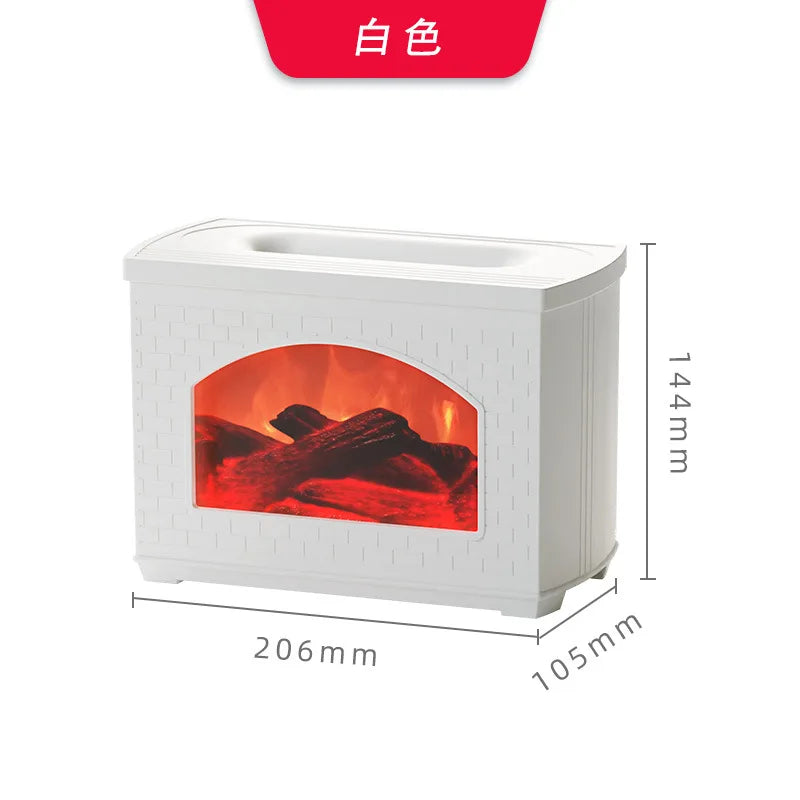 Transform Your Space with the Simulated Fireplace Aroma Humidifier: Home Accessories for Interior Design Accents