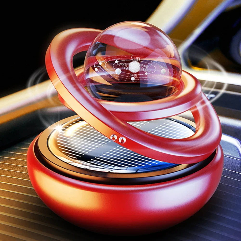 Solar Car Air Freshener | 360Β° Rotation | Auto Interior Home Accessories β Free Shipping Worldwide