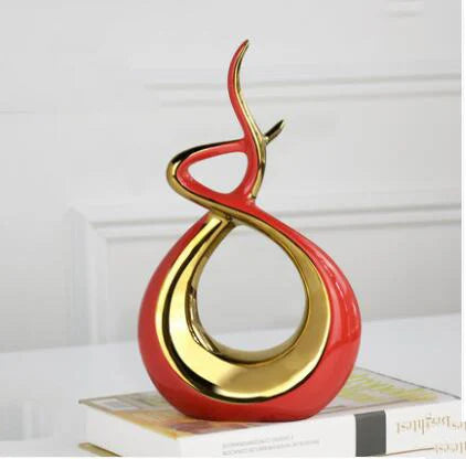 Modern European Ceramic Lover Figurines β Elegant Home Accessories for Artful Living