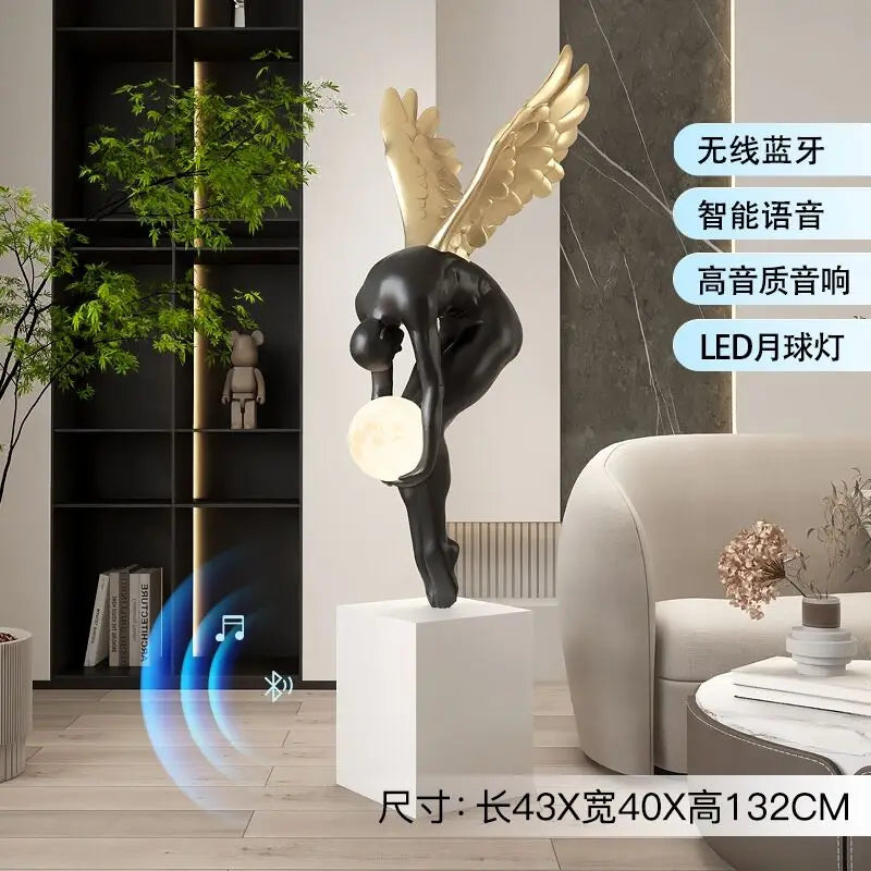 Elevate Your Space with the Abstract Angel Statue β A Modern Masterpiece for Timeless Elegance