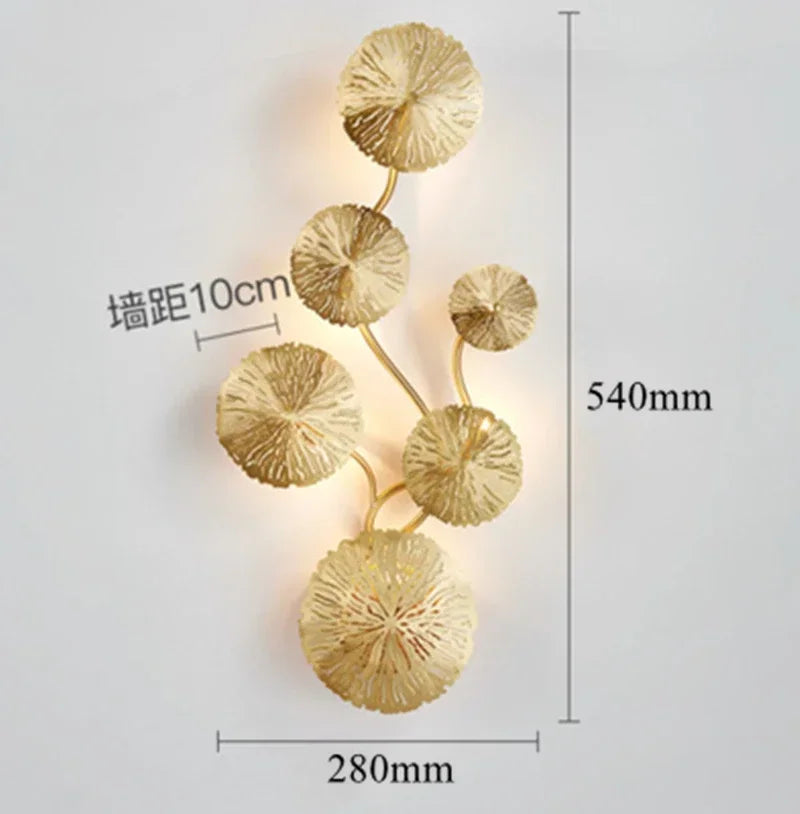 Modern Lotus Leaf Wall Lamp | Luxury Home Accessories | Home Decor Sale β Free Shipping Worldwide