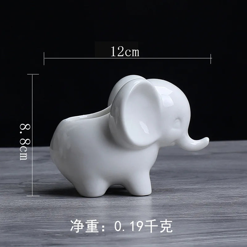 Cute Elephant Ceramic Flowerpots | Adorable Home Accessories | Home Decor Sale β Free Shipping Worldwide