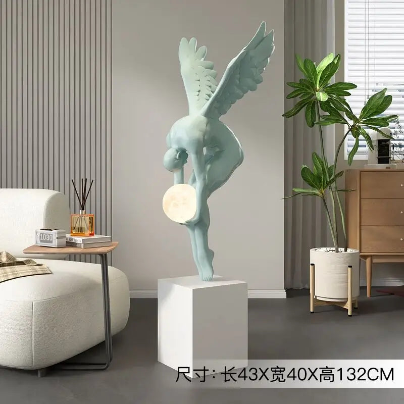Elevate Your Space with the Abstract Angel Statue β A Modern Masterpiece for Timeless Elegance