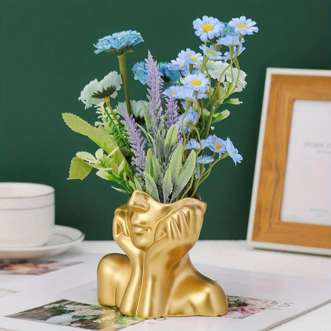 Home Decor Sale Modern Female Head Vase β Interior Design Accent for a Unique Touch