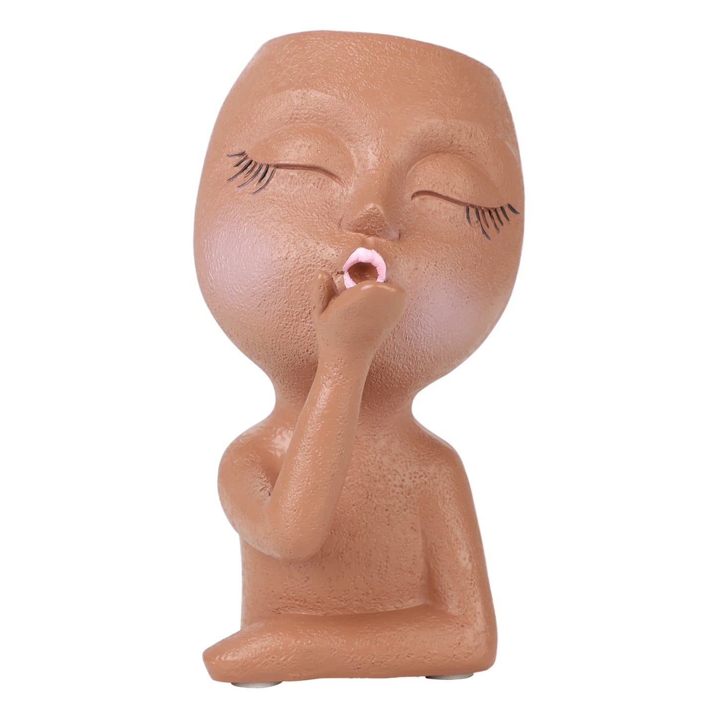 Girls Face Head Flower Planter β Unique Home Accessories for Elegant Interior Design Accents | Free Shipping Worldwide!