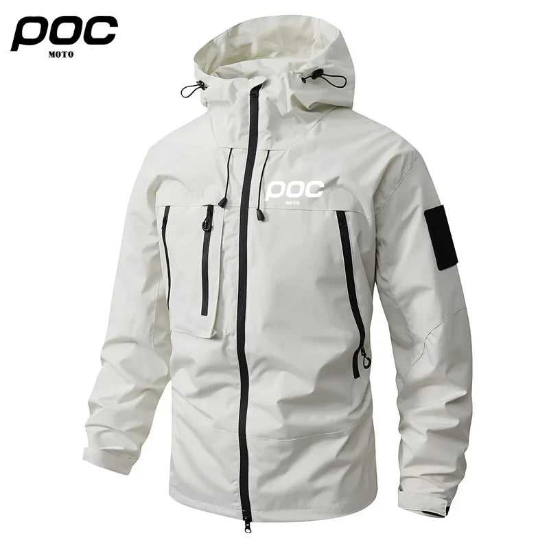 2025 MOTO POC Hiking Jacket Male Motocross Clothing Mountain Bike Waterproof Coat Bicycle Outerwear Chaqueta Cortavientos Hombre