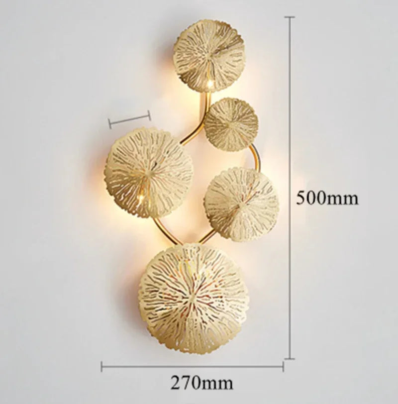 Modern Lotus Leaf Wall Lamp | Luxury Home Accessories | Home Decor Sale β Free Shipping Worldwide