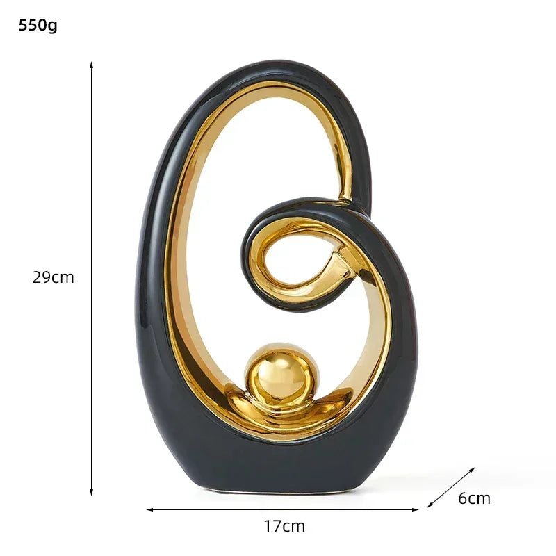 Modern Abstract Ceramic Sculpture – Luxury Nordic Home Decor Ornaments | Perfect Home Accessories for Sale | Up to 70% OFF + Free Shipping Worldwide!