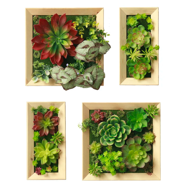 Wall-Mounted Artificial Flower Ornaments | Aesthetic Floral Wall Decor for Living Rooms
