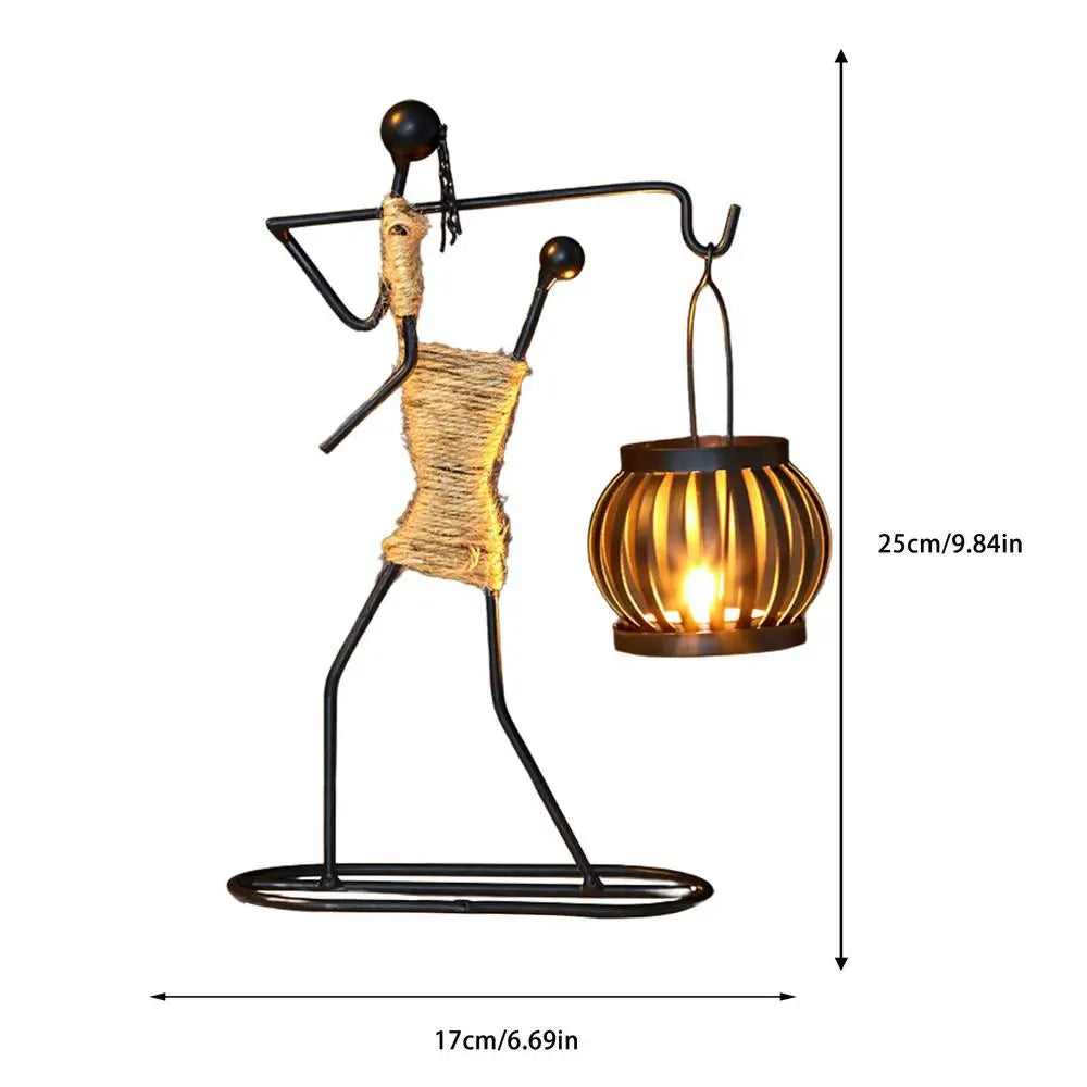 Transform Your Home with Unique Creative Iron Candle Holder - Perfect Home Decor for Sale | Free Shipping Worldwide!