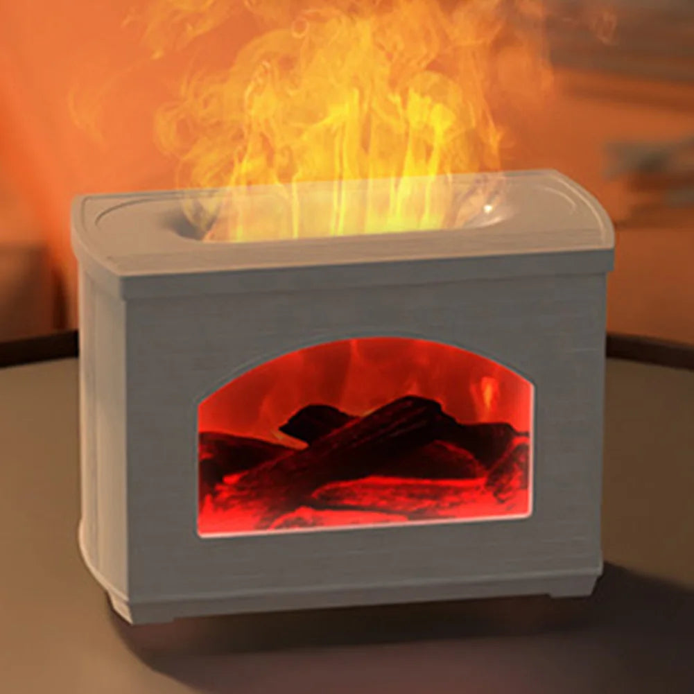 Transform Your Space with the Simulated Fireplace Aroma Humidifier: Home Accessories for Interior Design Accents