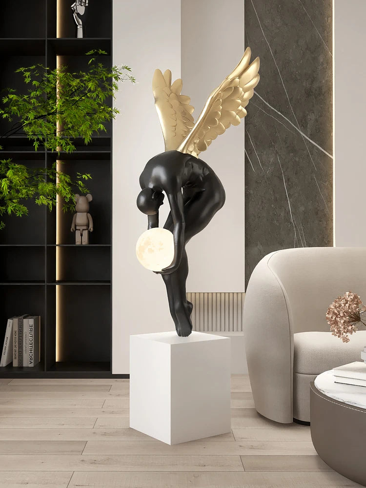 Elevate Your Space with the Abstract Angel Statue β A Modern Masterpiece for Timeless Elegance