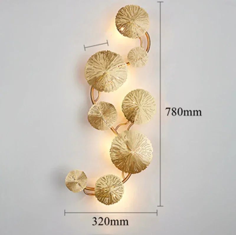 Modern Lotus Leaf Wall Lamp | Luxury Home Accessories | Home Decor Sale β Free Shipping Worldwide