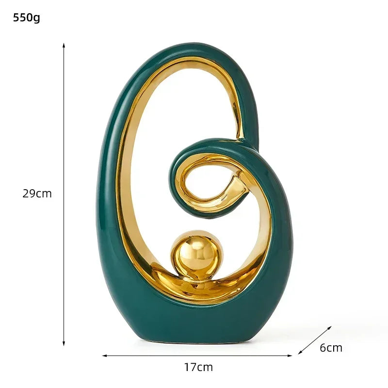 Modern Abstract Ceramic Sculpture – Luxury Nordic Home Decor Ornaments | Perfect Home Accessories for Sale | Up to 70% OFF + Free Shipping Worldwide!