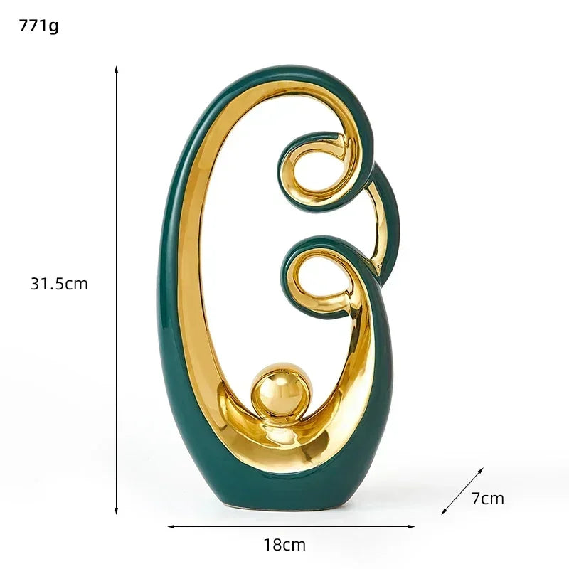 Modern Abstract Ceramic Sculpture – Luxury Nordic Home Decor Ornaments | Perfect Home Accessories for Sale | Up to 70% OFF + Free Shipping Worldwide!