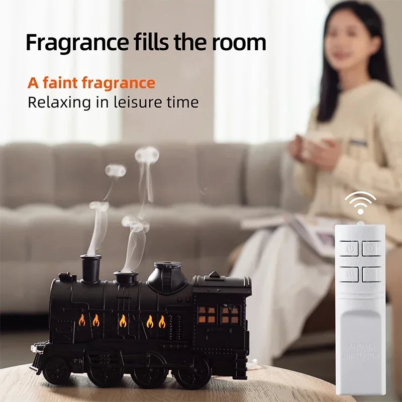Mini Train-Shaped Aromatherapy Diffuser – A Home Accessory that Combines Functionality with Charm