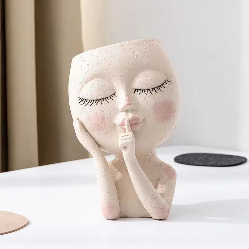 Best Home Decor Sale | Figure Shape Planter | Home Accessories for Interior Design Accents