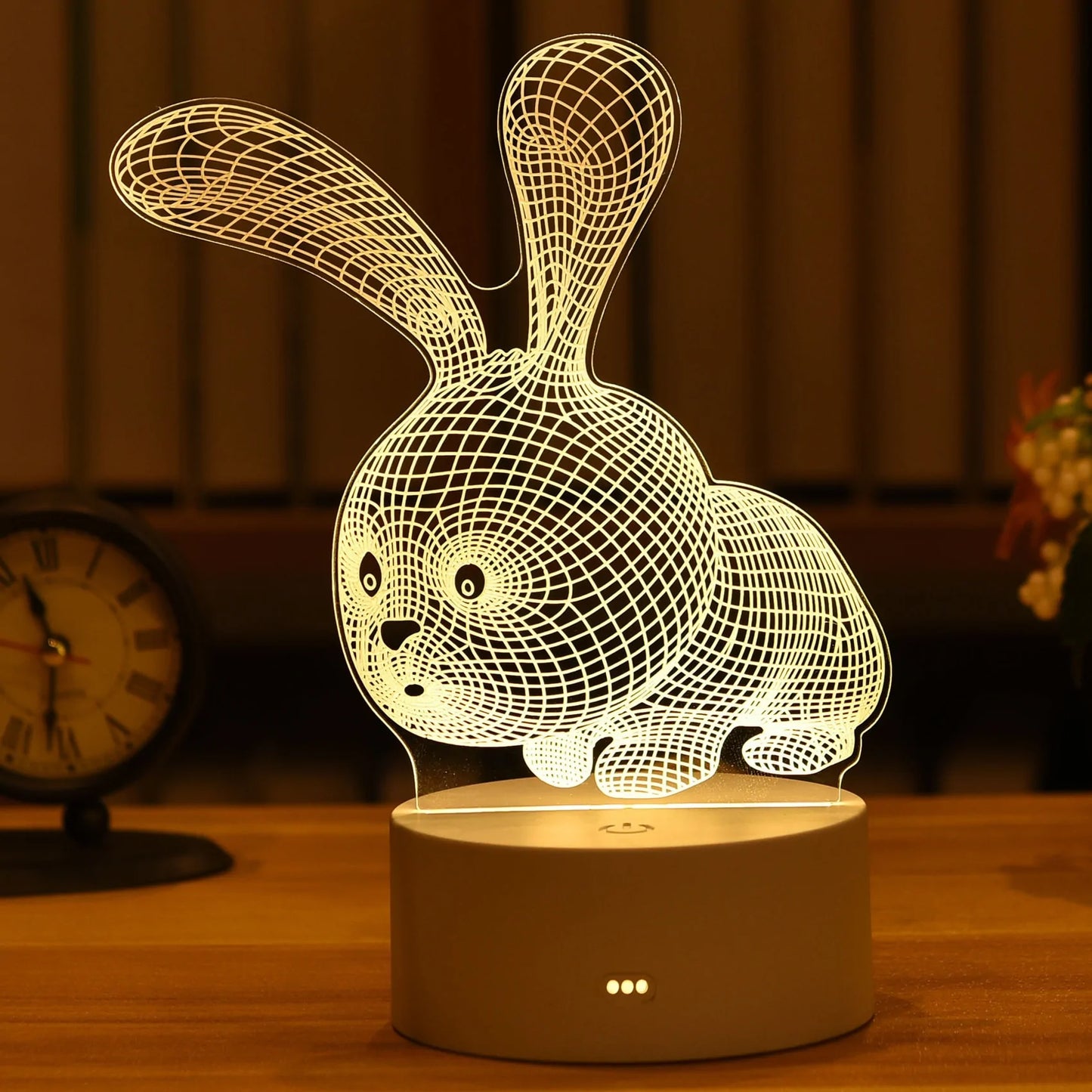Illuminate Your Home with the Enchanting 3D Acrylic Love Lamp - Free Shipping Worldwide!